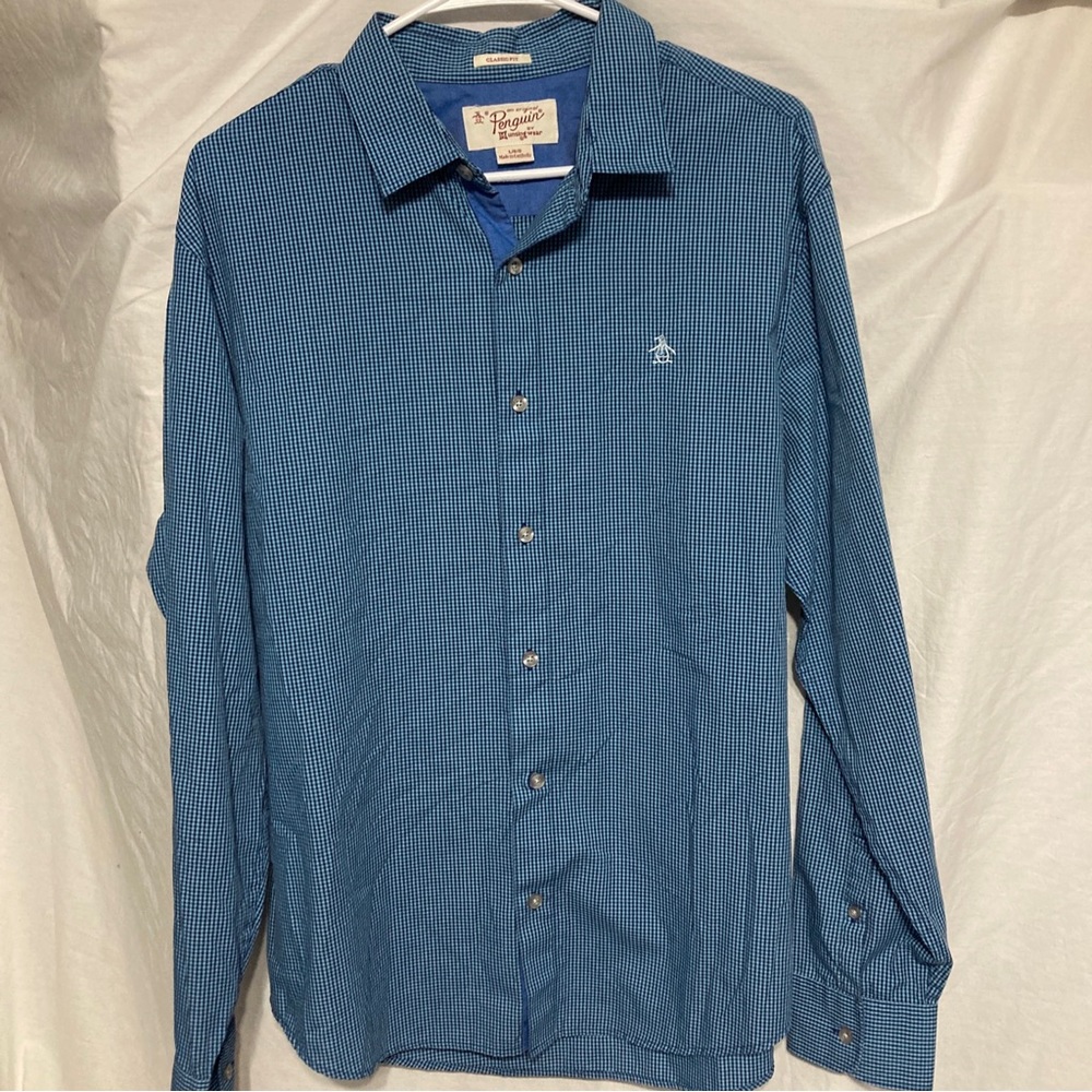Original Penguin By Munsingwear Men's Button Down Shirt Size L